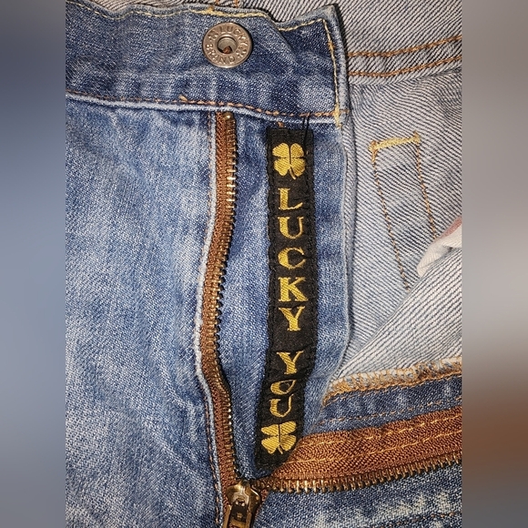 Lucky Brand 181 Jeans Mens 38x27 Blue Relaxed Bootleg light Wash Denim - Picture 2 of 6